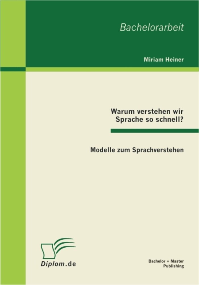 Warum verstehen wir Sprache so schnell? main product photo
