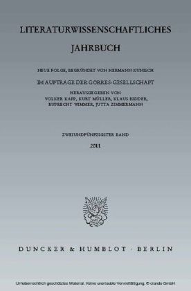 Literaturwissenschaftliches Jahrbuch.