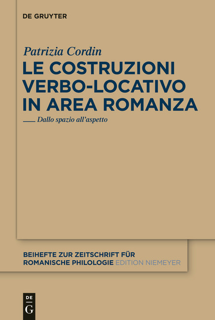 Le costruzioni verbo-locativo in area romanza main product photo