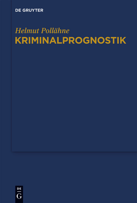 Kriminalprognostik main product photo