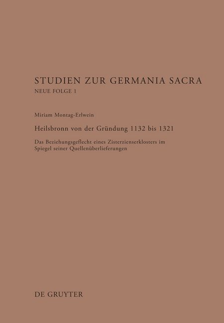 Heilsbronn von der Gründung 1132 bis 1321 main product photo