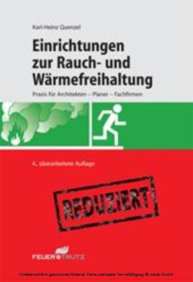 Einrichtungen zur Rauch- und Wärmefreihaltung (E-Book) main product photo