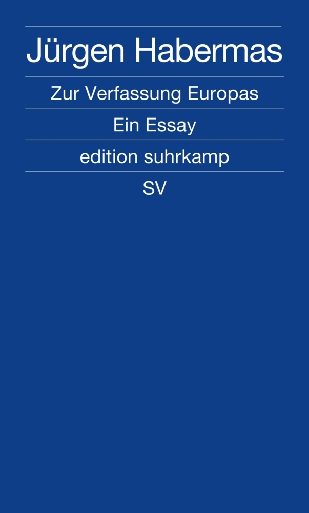 Zur Verfassung Europas main product photo