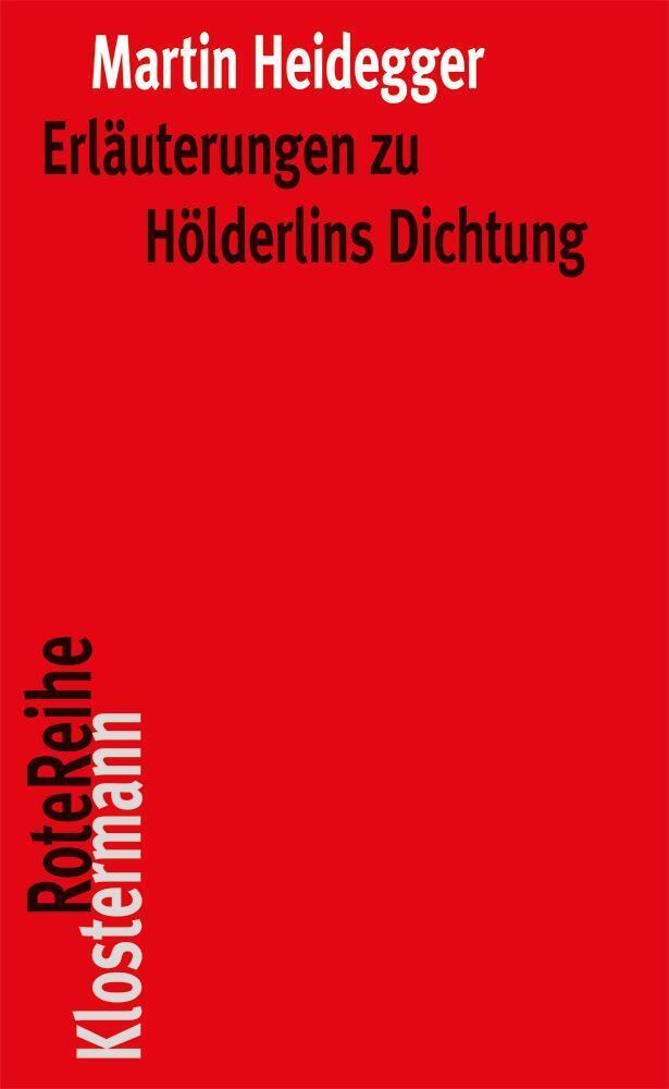 Erläuterungen zu Hölderlins Dichtung main product photo