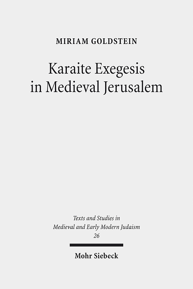 Karaite Exegesis in Medieval Jerusalem main product photo