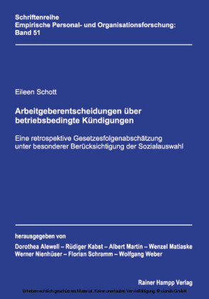 Arbeitgeberentscheidungen über betriebsbedingte Kündigungen