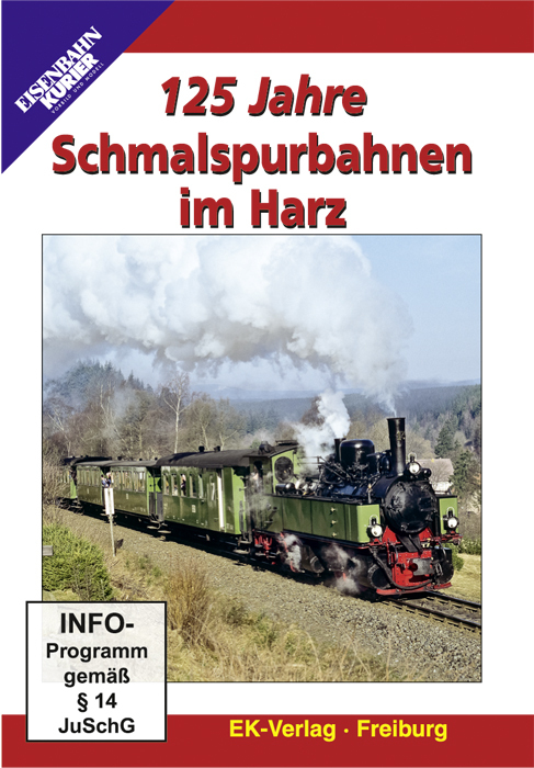 125 Jahre Schmalspurbahnen im Harz, 1 DVD main product photo