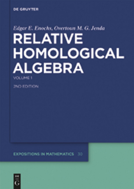 Relative Homological Algebra main product photo