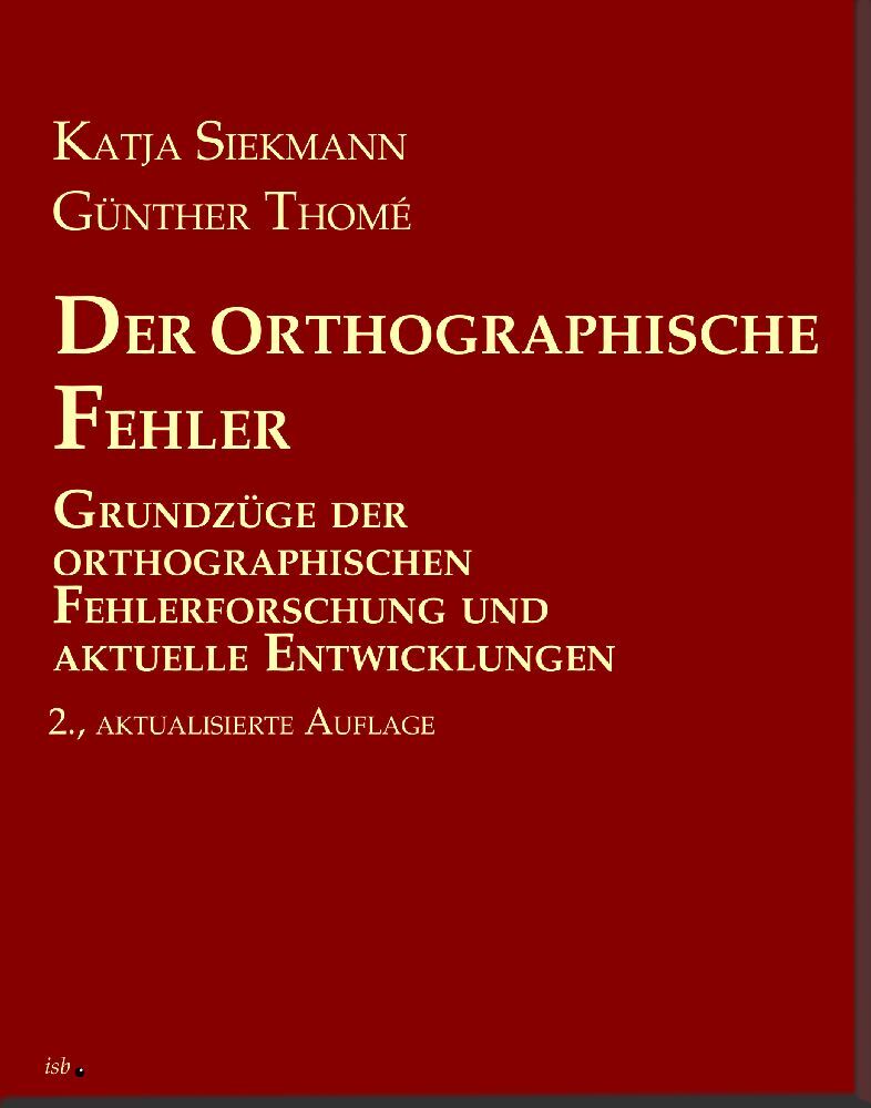Der orthographische Fehler main product photo