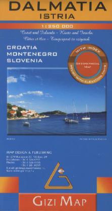 Gizi Map Dalmatia - Istria main product photo