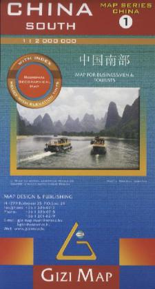 Gizi Map China South, Regional Geographical Map