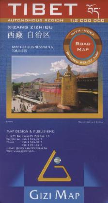 Gizi Map Tibet, Road Map