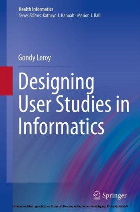 Designing User Studies in Informatics