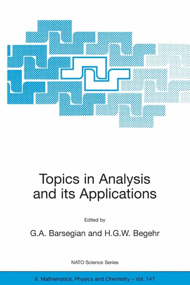 Topics in Analysis and its Applications main product photo