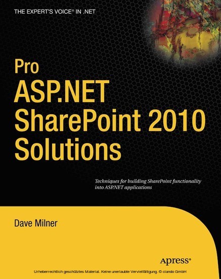Pro ASP.NET SharePoint 2010 Solutions main product photo