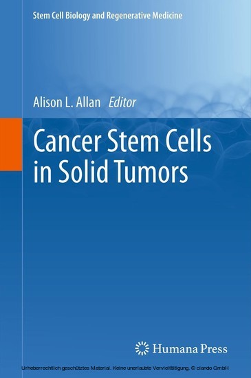 Cancer Stem Cells in Solid Tumors main product photo