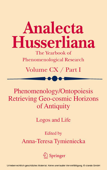 Phenomenology/Ontopoiesis Retrieving Geo-cosmic Horizons of Antiquity main product photo