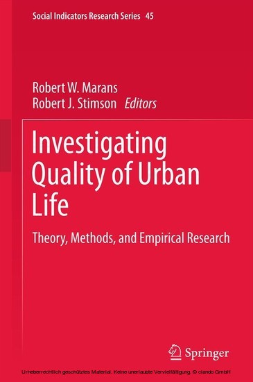 Investigating Quality of Urban Life main product photo