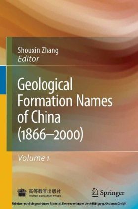 Geological Formation Names of China (1866-2000)