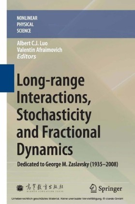 Long-range Interactions, Stochasticity and Fractional Dynamics