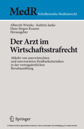 Der Arzt im Wirtschaftsstrafrecht