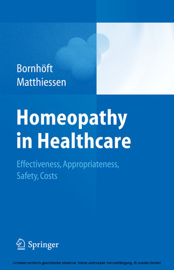 Homeopathy in Healthcare main product photo