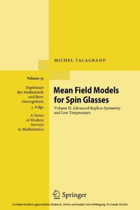 Mean Field Models for Spin Glasses. Vol.2