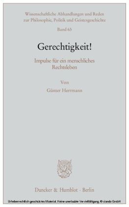 Gerechtigkeit!