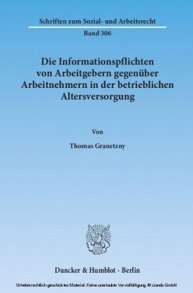 Die Informationspflichten von Arbeitgebern gegenüber Arbeitnehmern in der betrieblichen Altersversorgung.