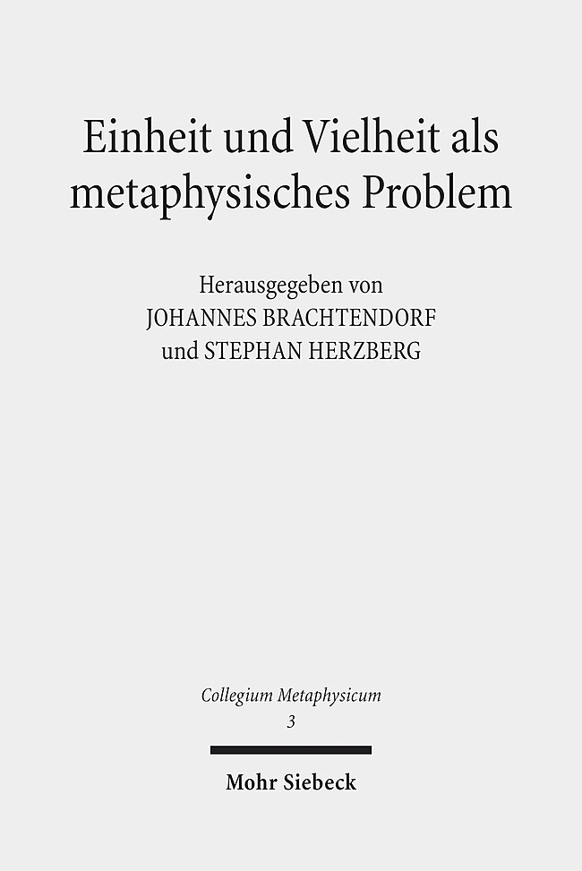 Einheit und Vielheit als metaphysisches Problem main product photo
