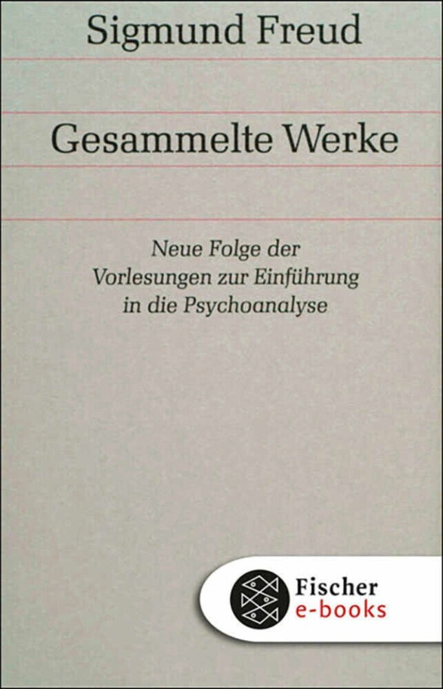 Neue Folge der Vorlesungen zur Einführung in die Psychoanalyse main product photo