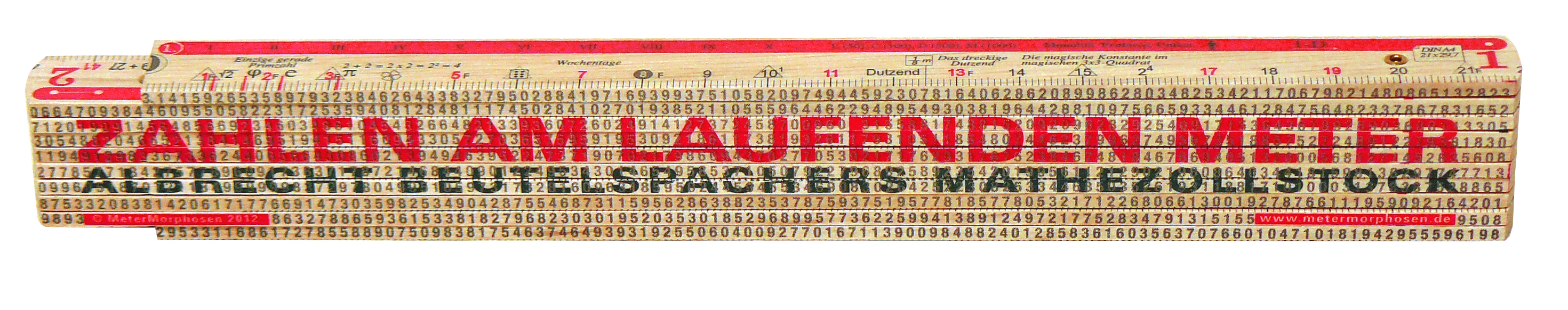 Zahlen am laufenden Meter main product photo