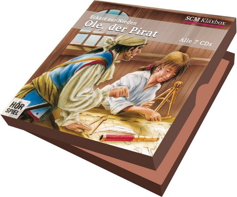 Das Freibeuterschiff / Das Seegefecht; Die Kaperung / Der Orkan; Der Schatz / Der Seeräuberhafen; Das Sklavenschiff / Die Irrfahrt; Das Sklavenschiff / Die Irrfahrt; Die Rettung / Die Festung; Die Falle / Die Befreiung, 7 Audio-CDs main product photo