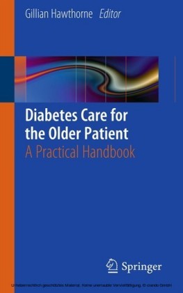 Diabetes Care for the Older Patient