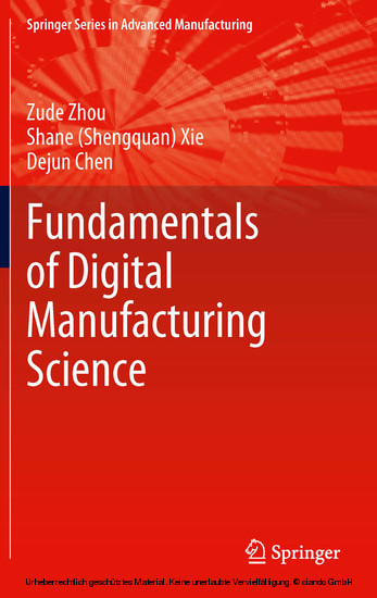 Fundamentals of Digital Manufacturing Science main product photo