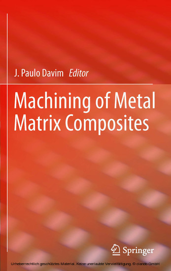 Machining of Metal Matrix Composites main product photo