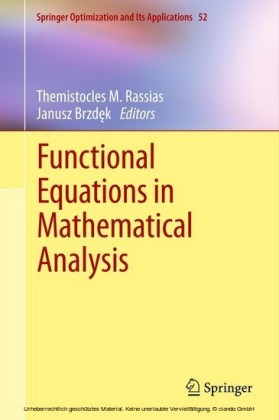 Functional Equations in Mathematical Analysis