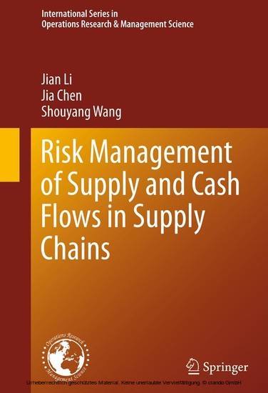 Risk Management of Supply and Cash Flows in Supply Chains main product photo