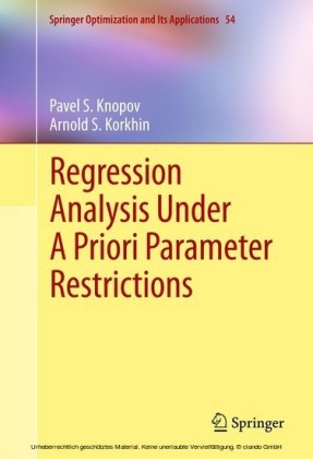 Regression Analysis Under A Priori Parameter Restrictions