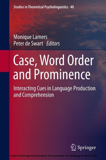 Case, Word Order and Prominence main product photo