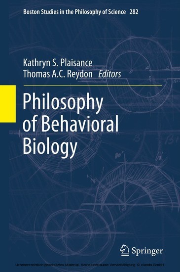 Philosophy of Behavioral Biology main product photo