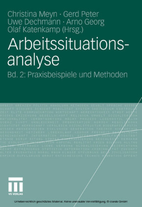 Arbeitssituationsanalyse. Bd.2