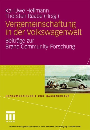 Vergemeinschaftung in der Volkswagenwelt main product photo