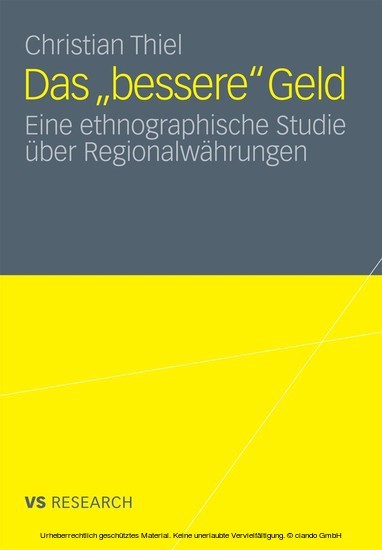 Das 'bessere' Geld main product photo