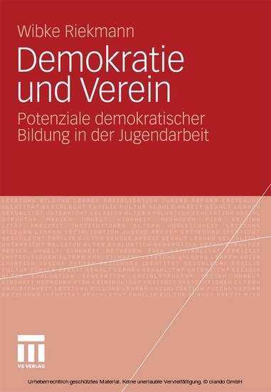 Demokratie und Verein main product photo