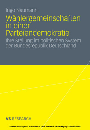 Wählergemeinschaften in einer Parteiendemokratie