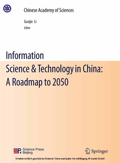 Information Science & Technology in China: A Roadmap to 2050 main product photo