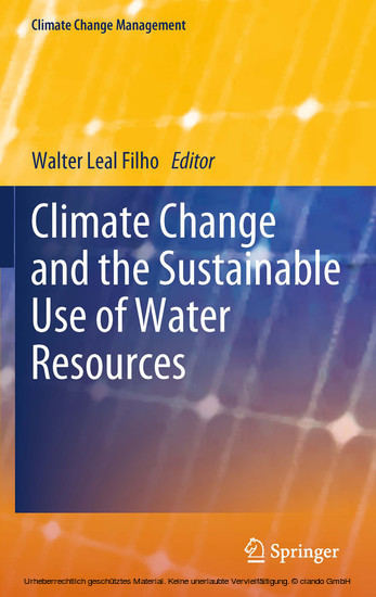 Climate Change and the Sustainable Use of Water Resources main product photo