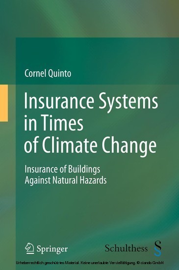 Insurance Systems in Times of Climate Change main product photo