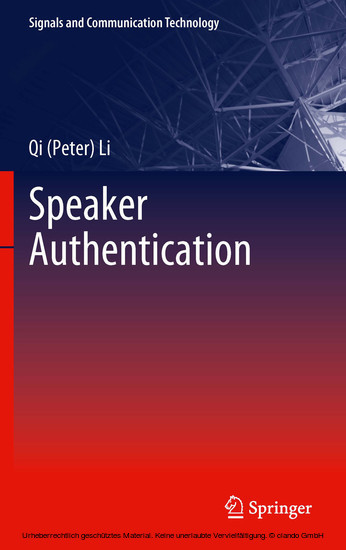 Speaker Authentication main product photo